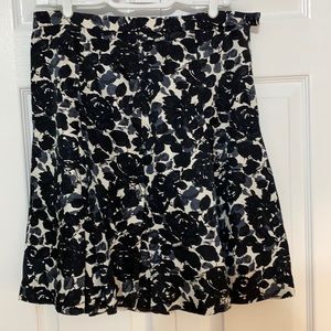 JCrew, pleated silk skirt